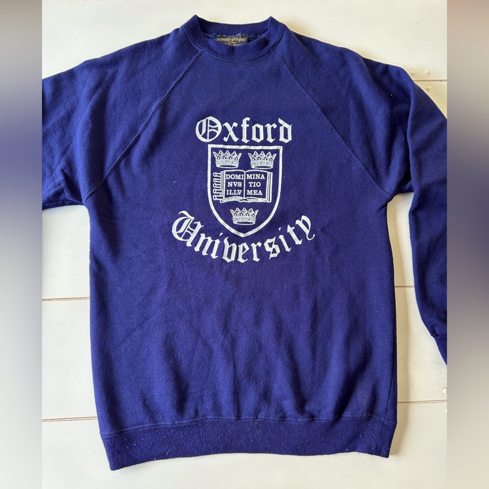 Vintage Castells of Oxford sweatshirt, Oxford University, size large